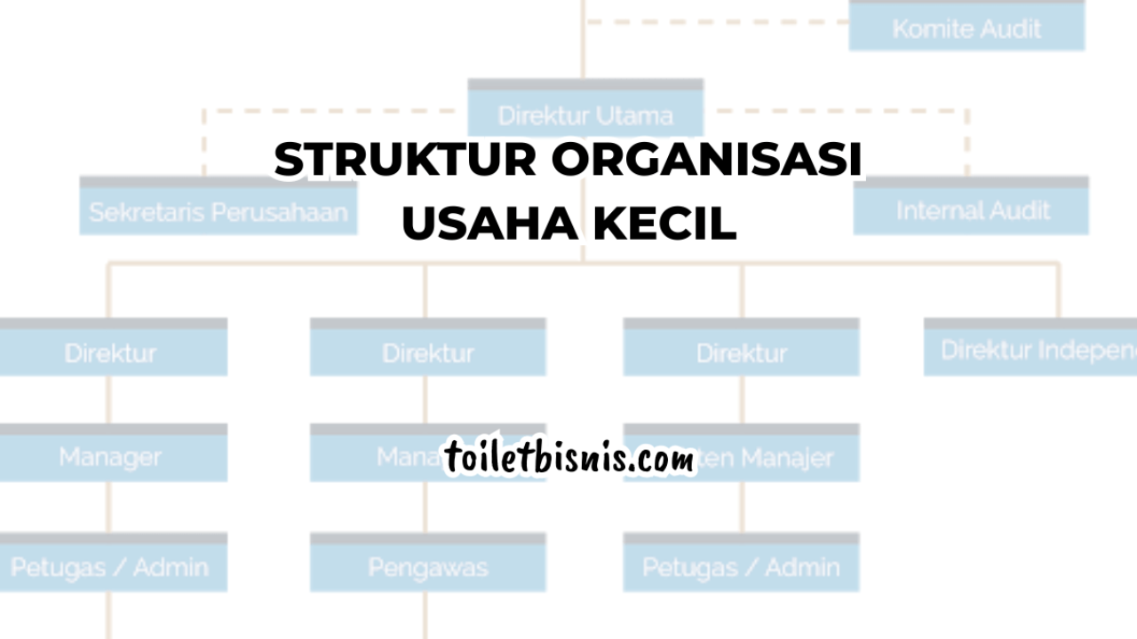 Contoh Struktur Organisasi Perusahaan Kecil - KibrisPDR