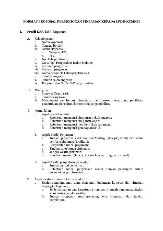 Detail Contoh Struktur Proposal Nomer 33