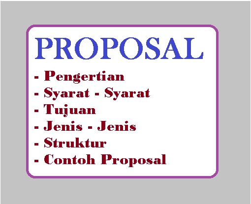 Detail Contoh Struktur Proposal Nomer 40