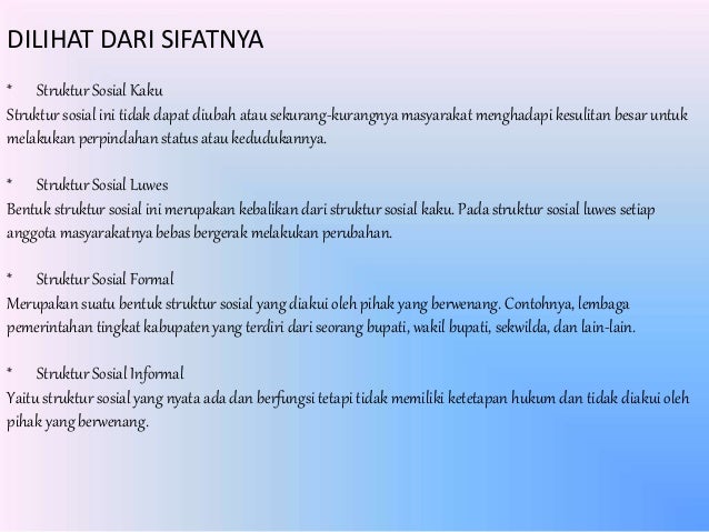 Detail Contoh Struktur Sosial Dalam Masyarakat Nomer 34