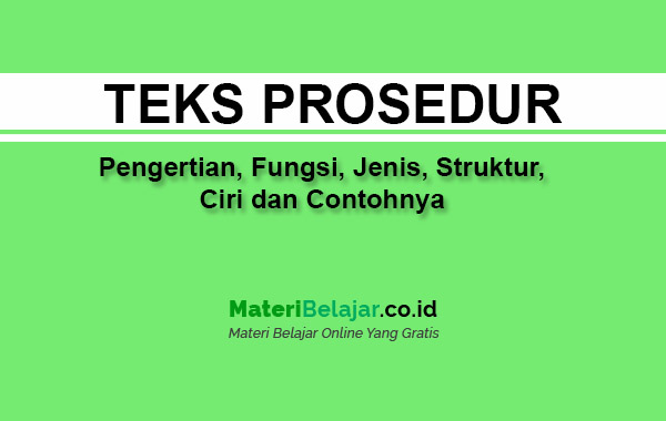 Detail Contoh Struktur Teks Prosedur Nomer 27