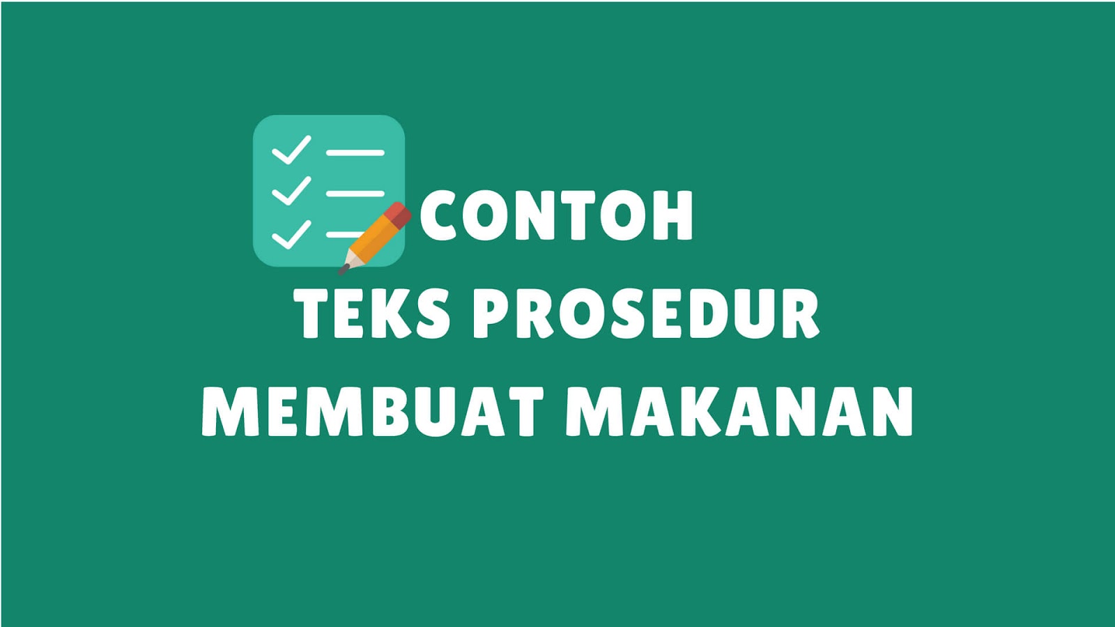 Detail Contoh Struktur Teks Prosedur Nomer 41