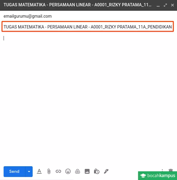 Detail Contoh Subjek Email Nomer 48