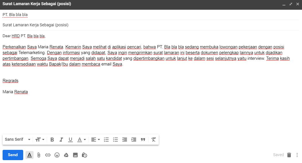 Detail Contoh Subjek Email Nomer 5