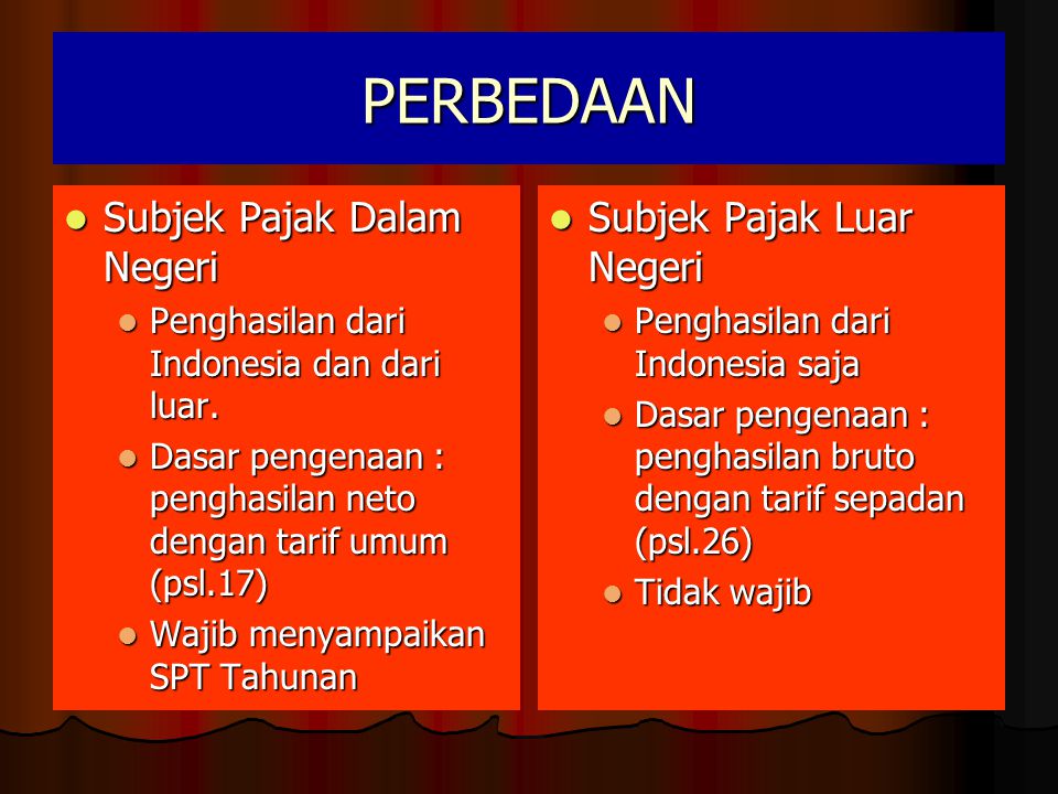 Detail Contoh Subjek Pajak Luar Negeri Nomer 9