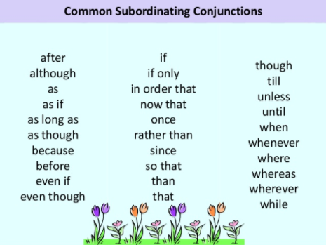 Detail Contoh Subordinating Conjunction Nomer 5