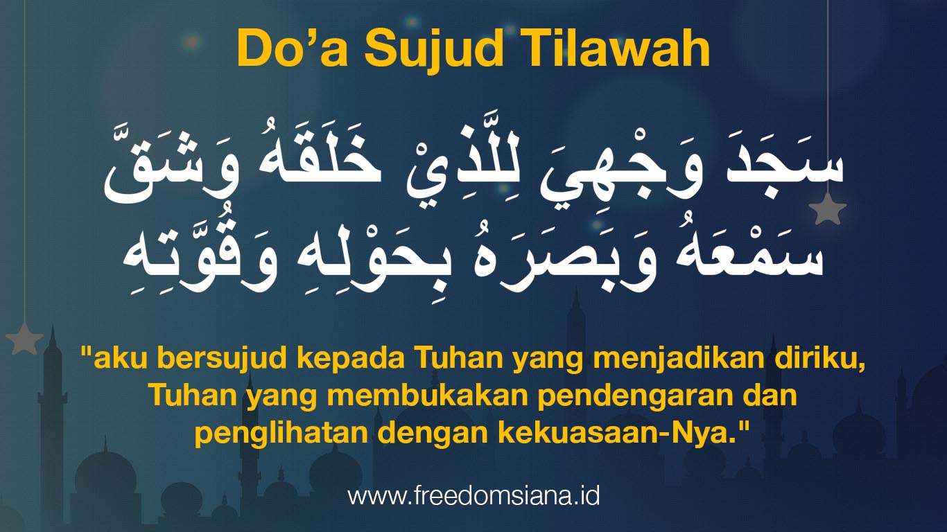 Detail Contoh Sujud Tilawah Nomer 29