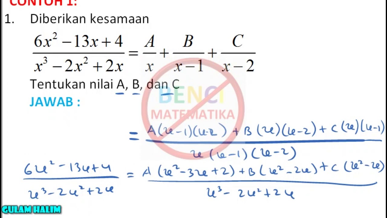 Detail Contoh Suku Banyak Nomer 13