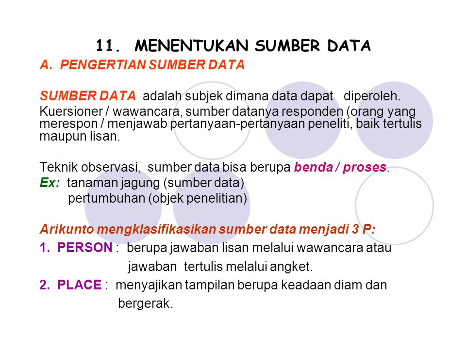 Detail Contoh Sumber Data Nomer 6