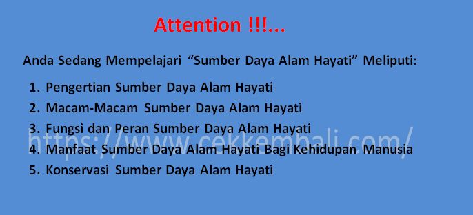 Detail Contoh Sumber Daya Hayati Nomer 37