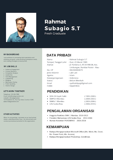 Detail Contoh Summary Fresh Graduate Nomer 21