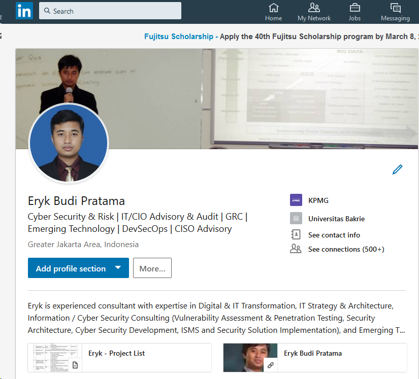 Detail Contoh Summary Linkedin Nomer 11