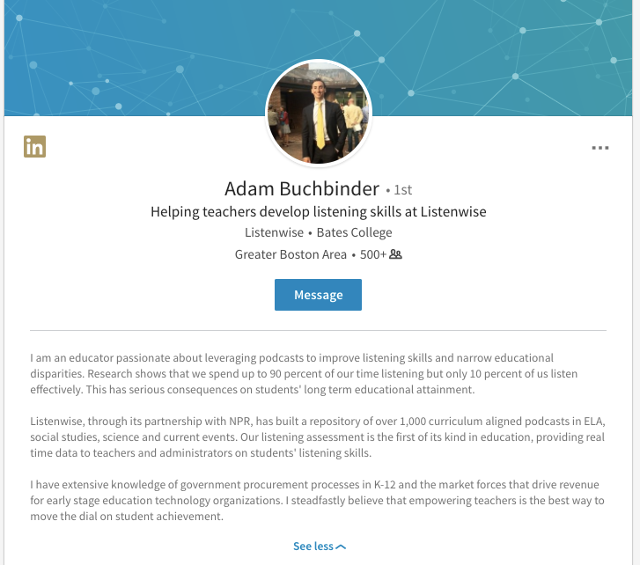 Detail Contoh Summary Linkedin Nomer 19