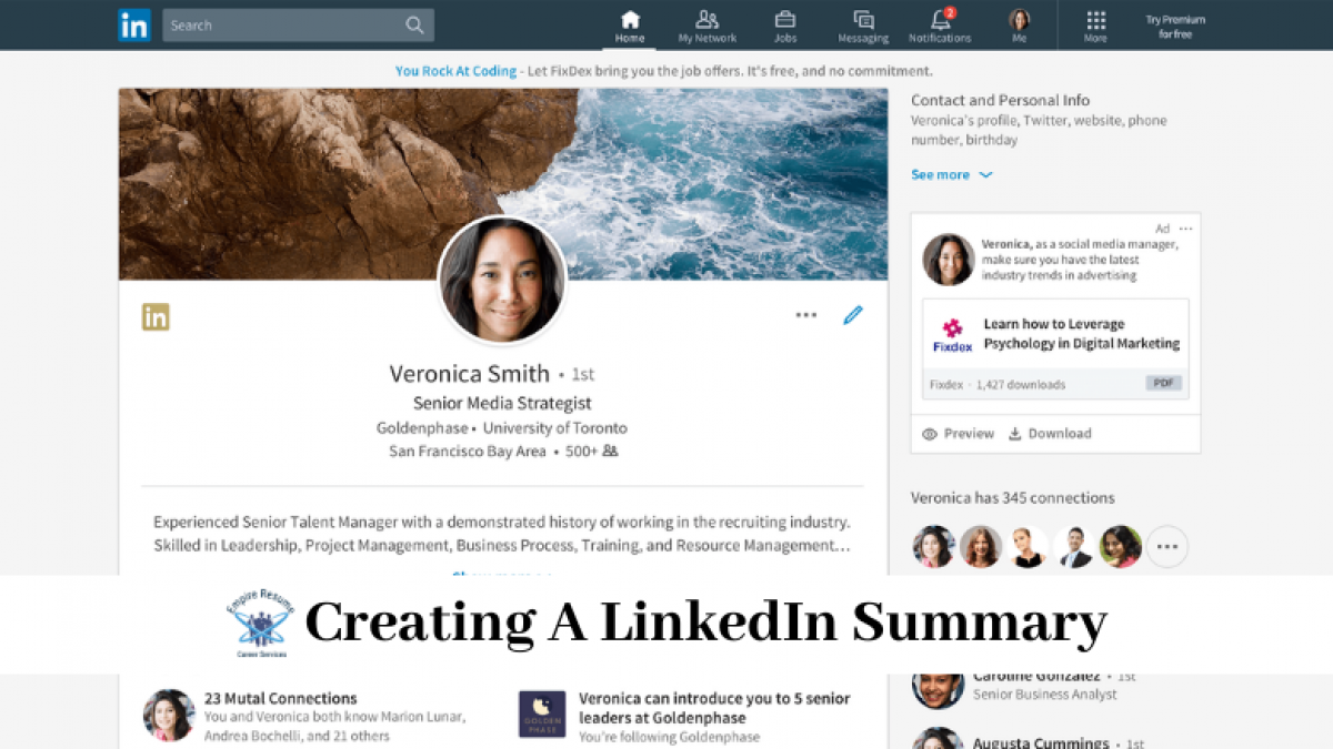 Detail Contoh Summary Linkedin Nomer 20