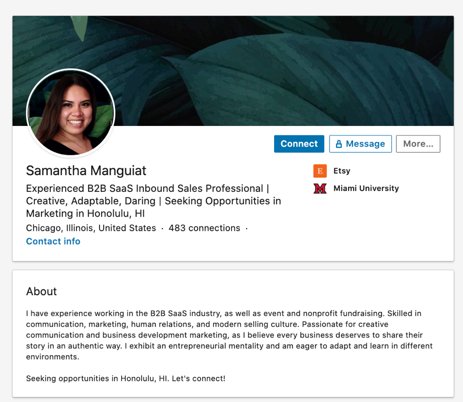 Detail Contoh Summary Linkedin Nomer 29