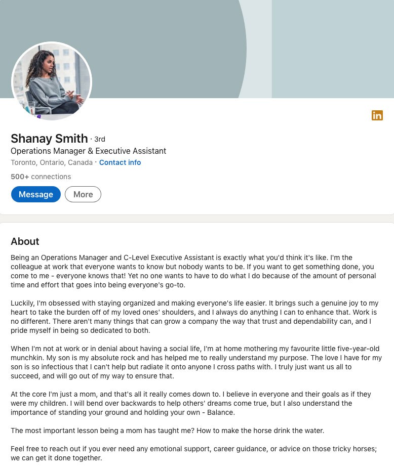 Detail Contoh Summary Linkedin Nomer 51
