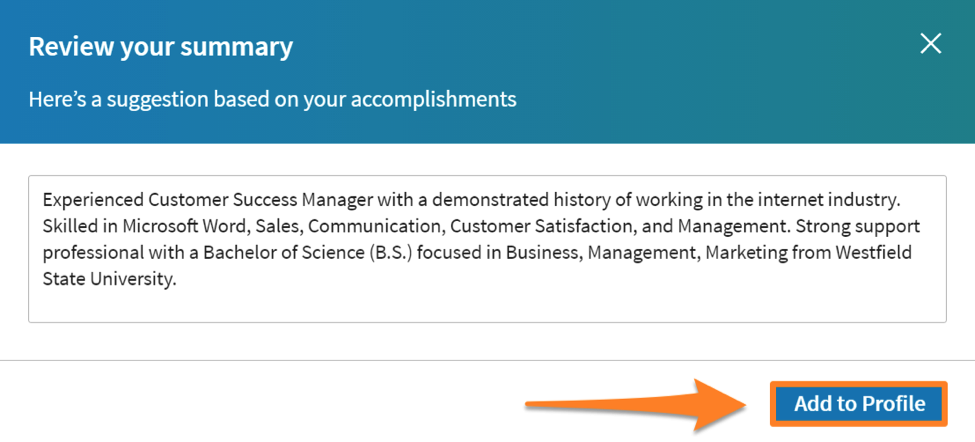 Detail Contoh Summary Linkedin Nomer 55