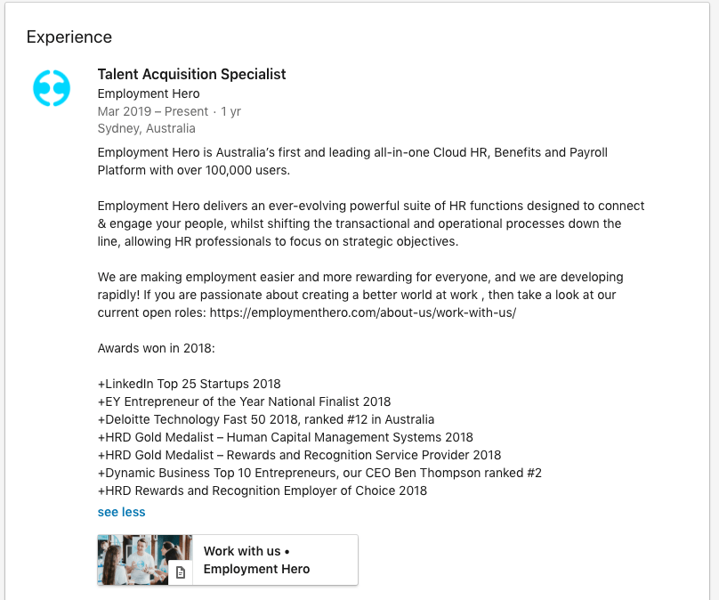 Detail Contoh Summary Linkedin Nomer 56