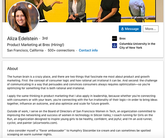 Detail Contoh Summary Linkedin Nomer 7