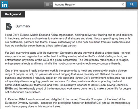 Detail Contoh Summary Linkedin Nomer 10
