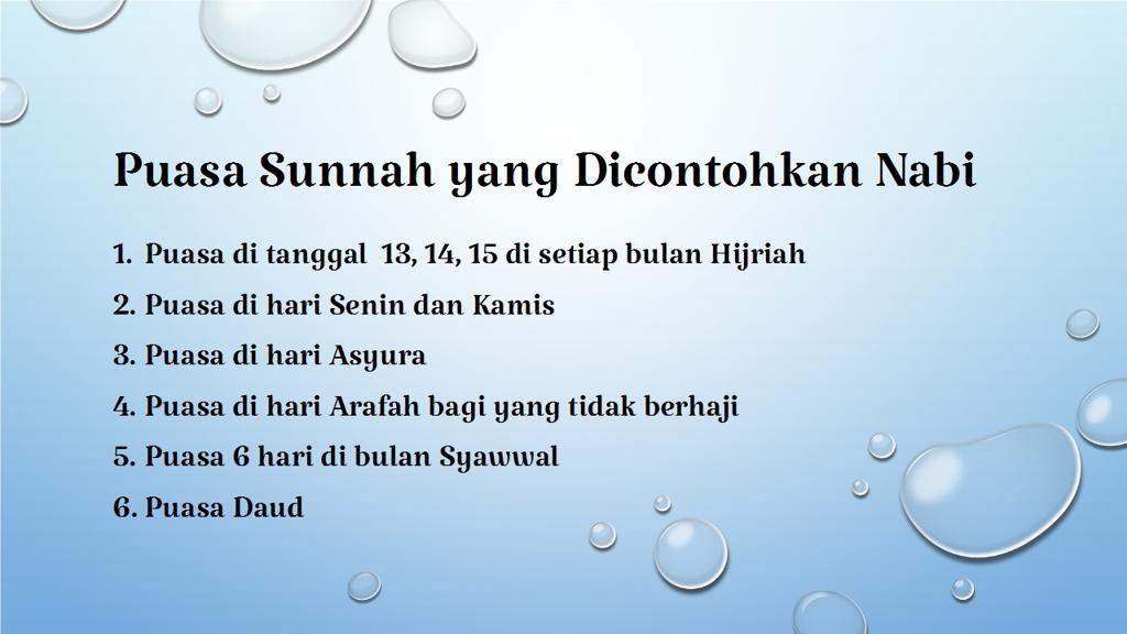 Detail Contoh Sunnah Nabi Nomer 13