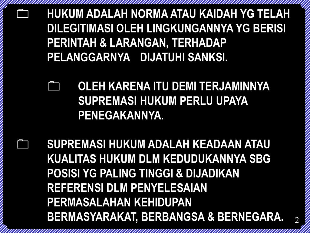 Detail Contoh Supremasi Hukum Nomer 8