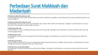 Detail Contoh Surah Makkiyah Dan Madaniyah Nomer 11