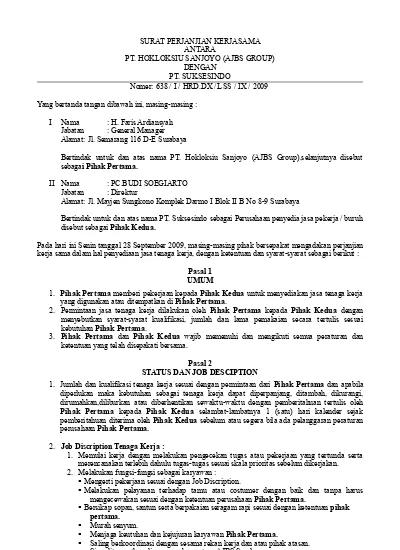 Detail Contoh Surat Addendum Nomer 50