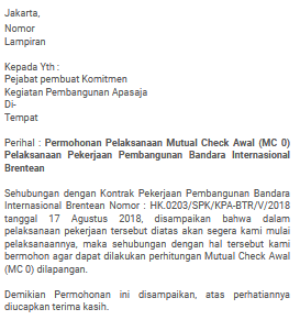 Detail Contoh Surat Addendum Pekerjaan Tambah Kurang Nomer 18