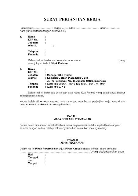 Detail Contoh Surat Agreement Nomer 22