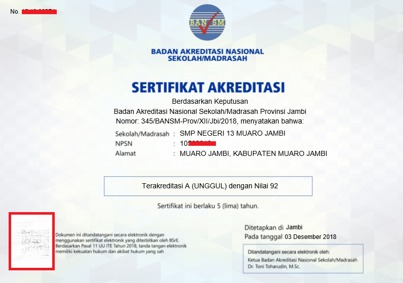 Detail Contoh Surat Akreditasi Nomer 27