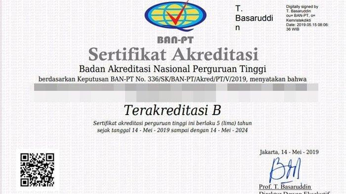 Detail Contoh Surat Akreditasi Kampus Nomer 18