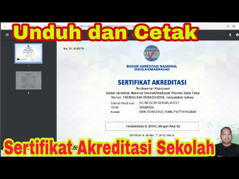 Detail Contoh Surat Akreditasi Sekolah Nomer 52