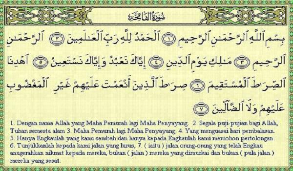 Detail Contoh Surat Al Fatihah Nomer 19