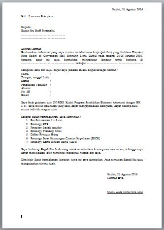 Detail Contoh Surat Application Letter Nomer 39