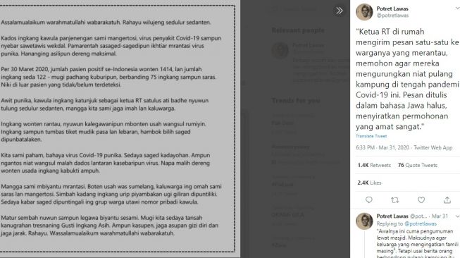 Detail Contoh Surat Bahasa Jawa Krama Nomer 37