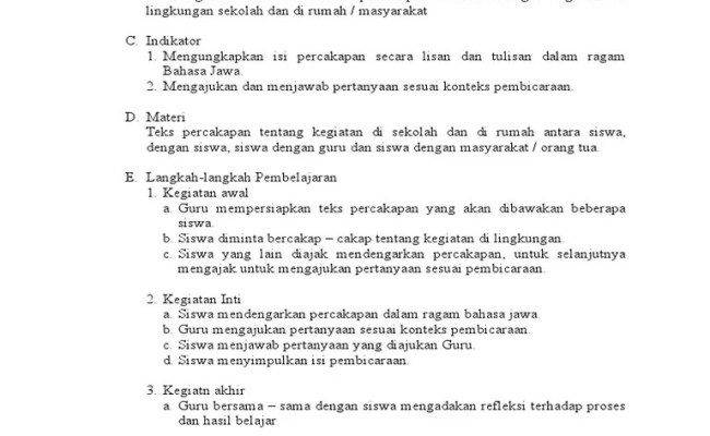 Detail Contoh Surat Bahasa Jawa Krama Nomer 45