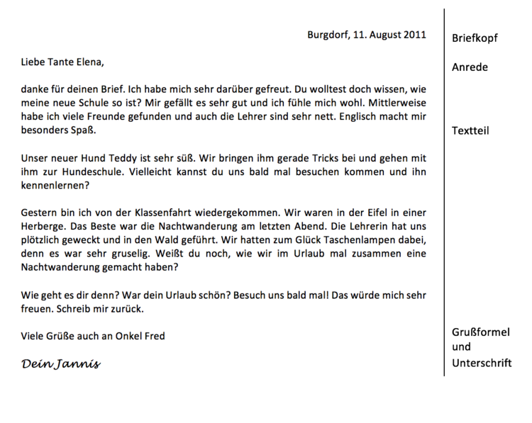 Detail Contoh Surat Bahasa Jerman Nomer 39
