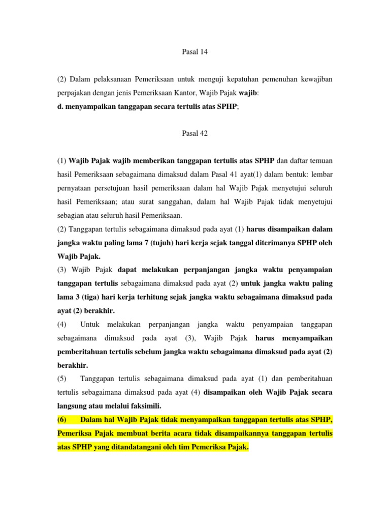 Detail Contoh Surat Balasan Klarifikasi Pajak Nomer 14