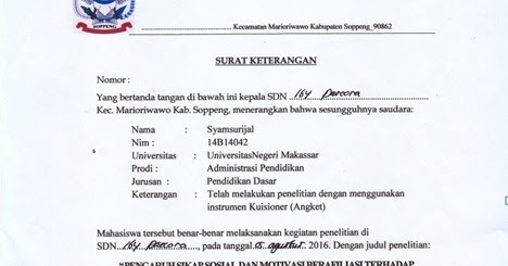 Detail Contoh Surat Balasan Penelitian Skripsi Dari Sekolah Nomer 23