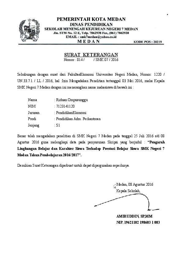 Detail Contoh Surat Balasan Permohonan Izin Tempat Nomer 22