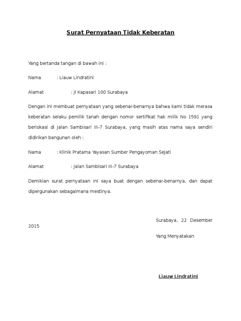 Detail Contoh Surat Banding Kpr Nomer 32