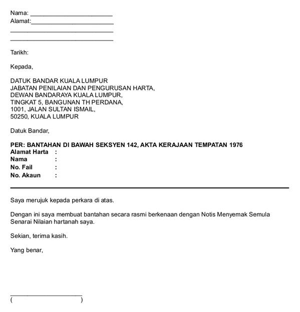 Detail Contoh Surat Bantahan Nomer 9