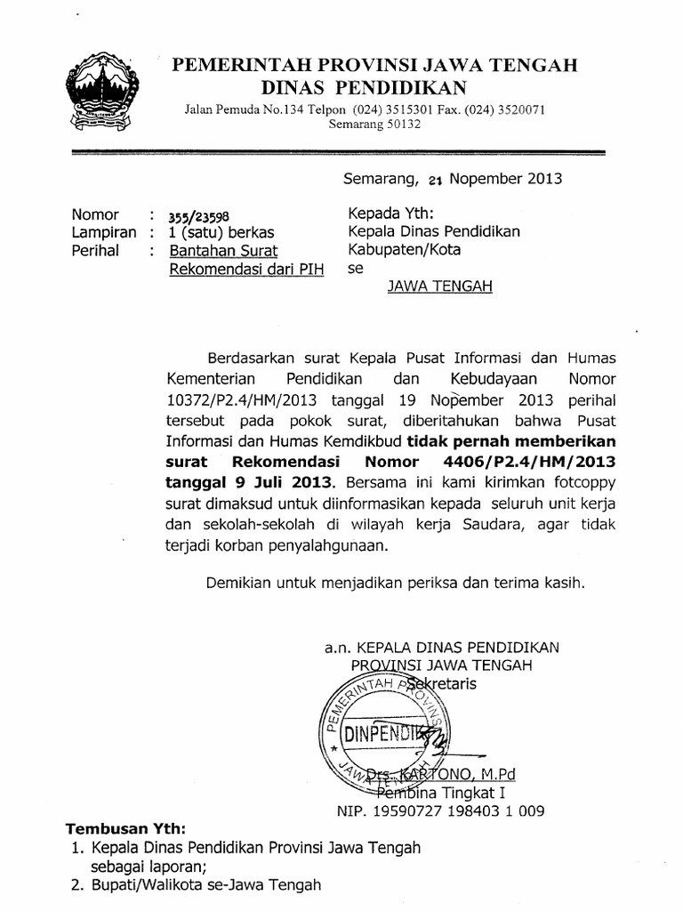 Detail Contoh Surat Bantahan Nomer 14