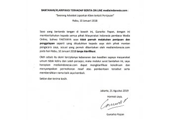 Detail Contoh Surat Bantahan Nomer 3
