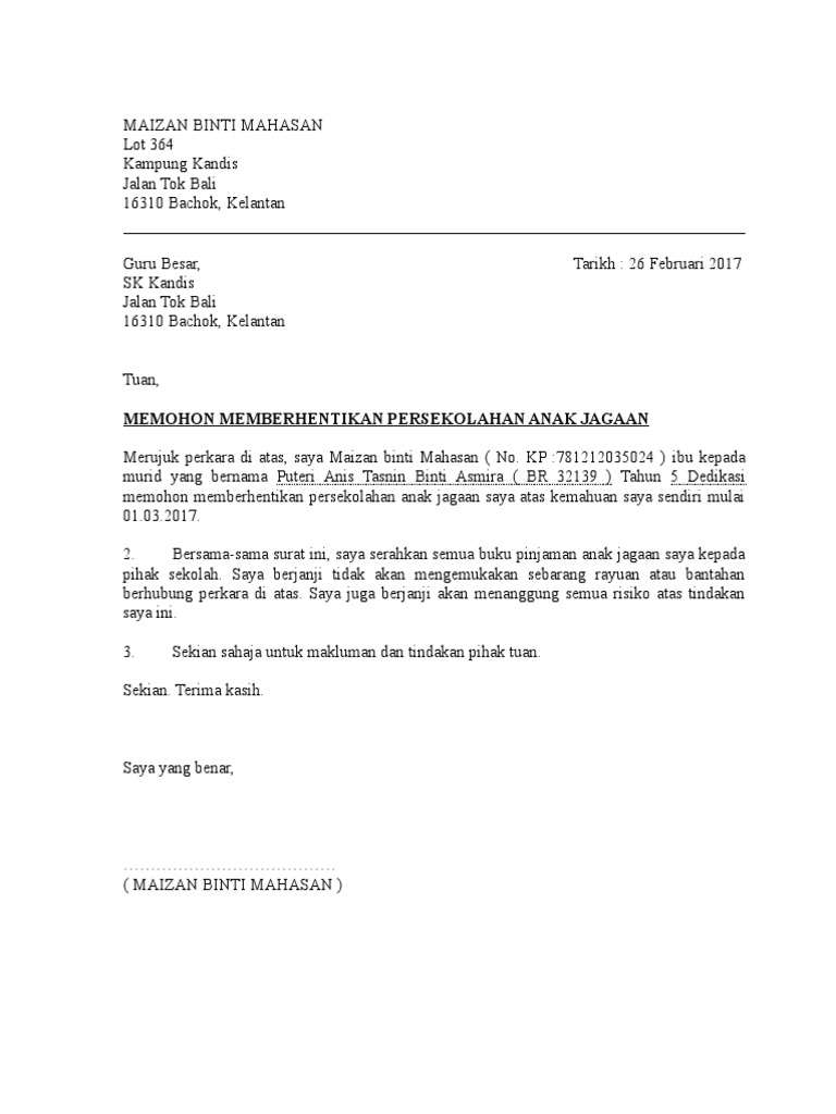 Detail Contoh Surat Bantahan Nomer 37