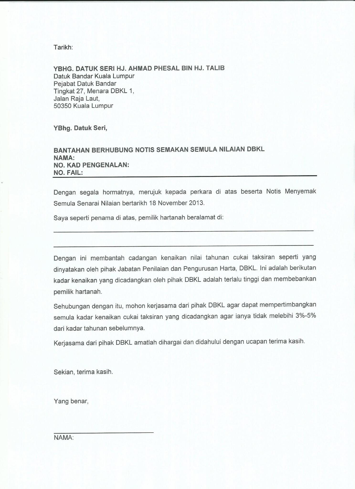 Detail Contoh Surat Bantahan Nomer 8