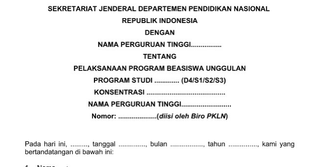 Detail Contoh Surat Beasiswa Nomer 44