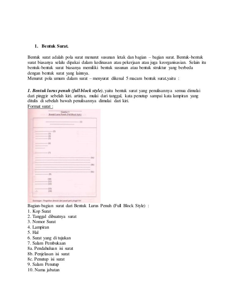 Detail Contoh Surat Bentuk Lurus Nomer 44