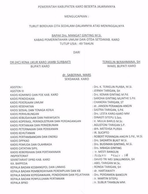 Detail Contoh Surat Berita Duka Nomer 45